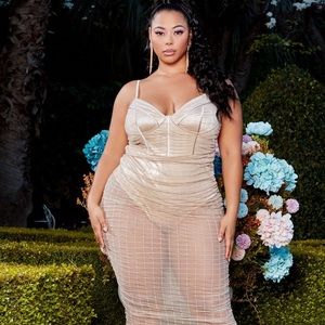 Not An Easy Target Dress (Fashionnova)